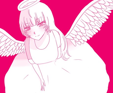 病み可愛いイラストを描きます 病み可愛いイラストを提供します。 イメージ1