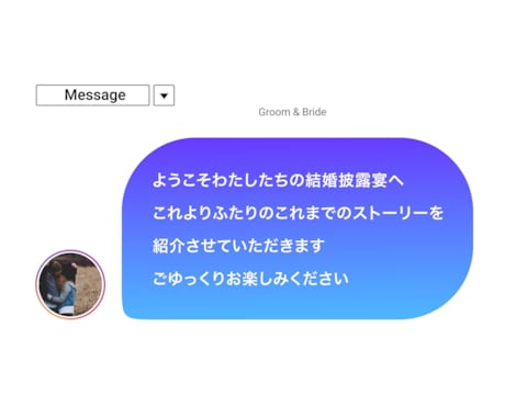 結婚式プロフィールムービー（インスタ風）作ります 【修正無制限・DVD発送無料】動画制作実績 3000件以上 イメージ2