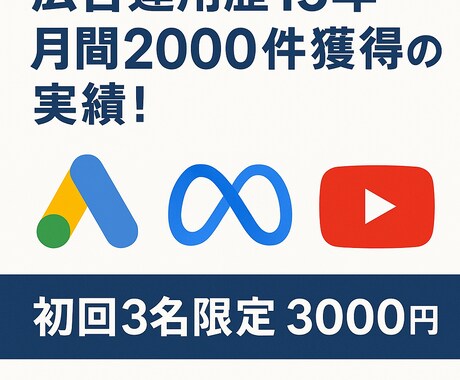 広告運用のプロが直接アドバイスします 【3名限定3,000円】ココナラ初出品お試し価格 イメージ1