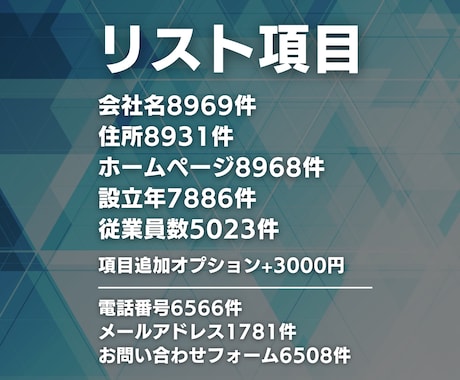 システム開発会社の営業リスト提供します 【エンジニア・フリーランス向け】営業リスト8969件 イメージ2
