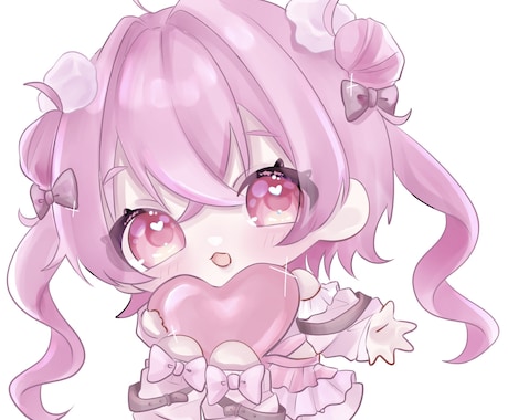 キュートなデフォルメイラスト制作致します 表情差分が豊富です！可愛くポップなデフォルメイラストを制作！ イメージ2