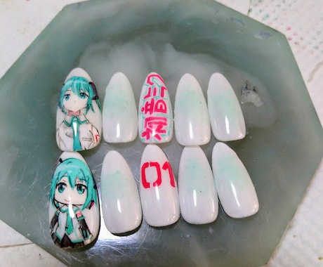 お試し価格で推し様チップお作り致します あなたの推し様をお爪に宿します イメージ1
