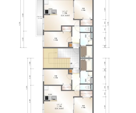 建築ソフトALTAを使用した図面作成をお願いします CADデータからの図面起こしをお願いします！ イメージ2