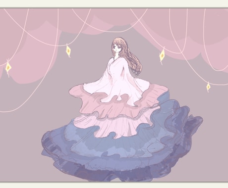私の絵柄であなたの希望の絵を描きます 初心者のため希望に忠実に寄り添えます！ イメージ2