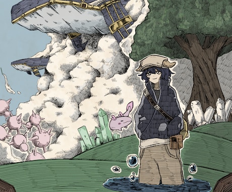 世界観のあるイラストを描きます イメージ1
