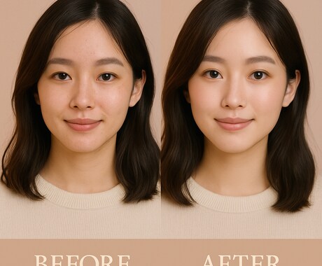 プロ品質で人物写真をレタッチします ※実績作りの為先着5名様まで1000円！ イメージ2