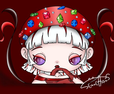 お洒落なイラスト描きます 好みに合わせたお洒落で可愛いイラストを描かせていただきます！ イメージ2