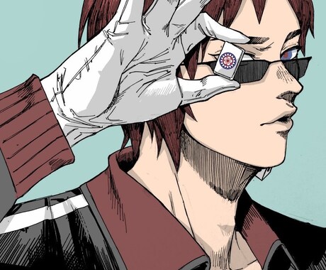 漫画タッチのエモいカラーイラスト制作します アイコンや挿絵など用途に合わせたオリジナルイラスト イメージ2