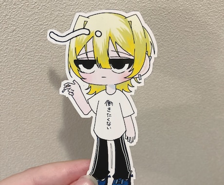 商用利用可！可愛いデフォルメキャラを描きます 【限定5枠】ジト目や病みかわイラストが好きな方におすすめ イメージ2