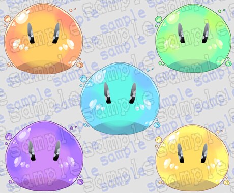 フリーゲームに使えるモンスターの立ち絵を売ります シンプルでゲームでの使いやすさを重視した立ち絵です イメージ2