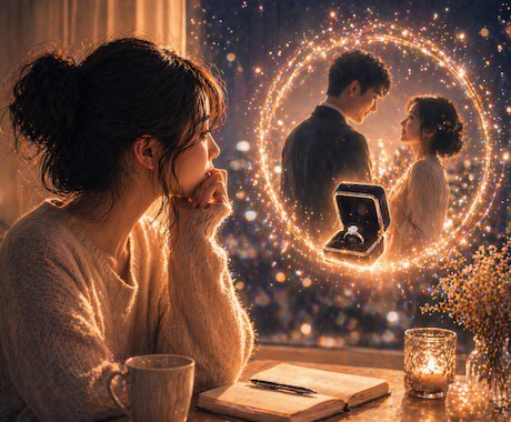 プロポーズ時期と彼の結婚意思を霊視します 男性占い師が彼が"結婚"を決めるまで内側の流れを読み解きます イメージ1