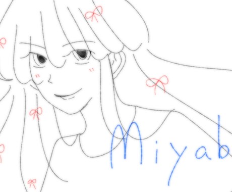 ふんわりかわいいイメージの女の子を描きます ふわっと髪の女の子イラストです。お気軽にご相談ください♡ イメージ2