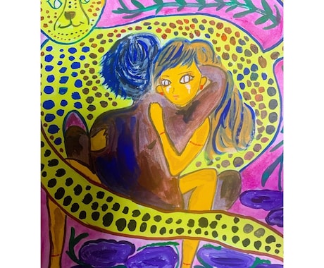 海や動物、女の子をテーマに描いています 恋するピュアな気持ちをマーメイドや動物に託して描いています。 イメージ2