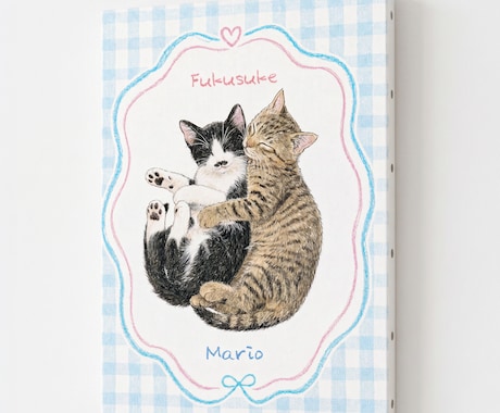 うちの子・ペットの似顔絵イラストを制作します 犬・猫・ペット全般｜色鉛筆画の温かみあるタッチで イメージ1