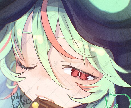 SNSアイコン制作します 水彩×アニメテイストの可愛いアイコンが欲しい方へ イメージ2
