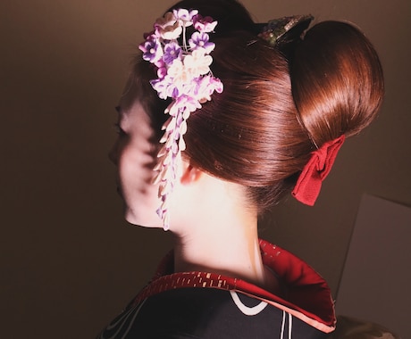 成人式当日の出張着付けとヘアのご相談も承ります 2027年成人式当日の着付けが可能です イメージ2