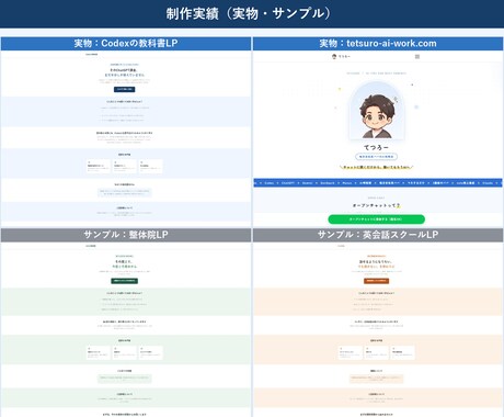 作って公開までLPを制作します 作って終わりにしません。公開して検索に出るまで イメージ2
