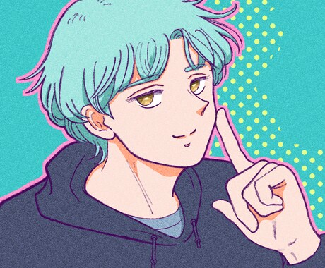 ポップ☆耽美可愛いイラスト描きます SNSアイコン、同人活動、配信素材など幅広く対応可能です イメージ2