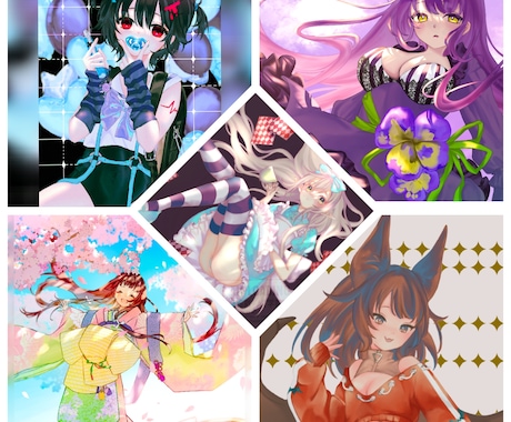 ASMRのサムネにも！可愛いキャラをお届けします 1枚絵から立ち絵やお手頃価格でご案内しております✨ イメージ1