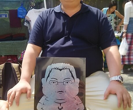 切り絵で似顔絵作成します 他にはない切り絵の似顔絵をぜひお手元に!SNSアイコンにも! イメージ2