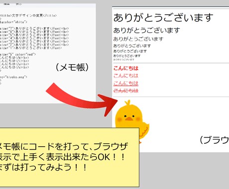 初心者向け htmlとcssの基礎を教えます 初めてプログラミングに触れる方向け用。基礎中の基礎を教えます イメージ2