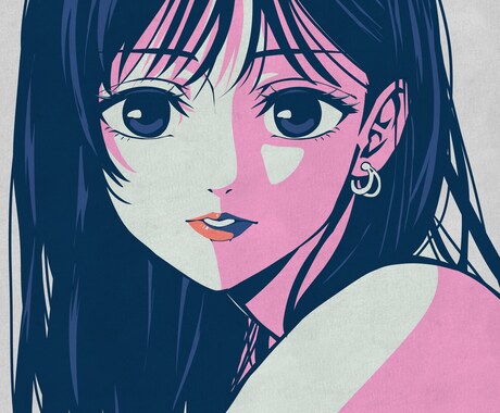 レトロ調イラストを描きます アイコン、ヘッダー、挿絵、プレゼントに イメージ2