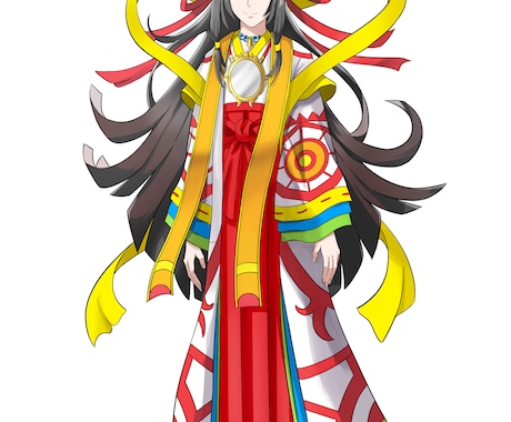 和風・幻想系・神様擬人化のオリキャラ描きます あなただけのキャラクターをイラストにします イメージ1