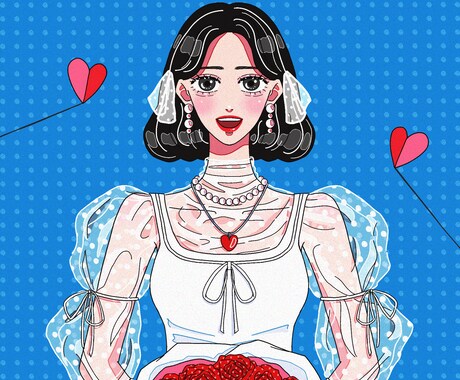 ポップでお洒落なイラストを制作致します 素敵なイラストお届けいたします。 イメージ2