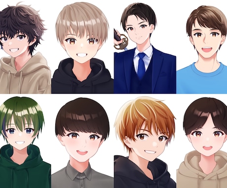 華やかな似顔絵やキャライラストを制作いたします 写真は無くてもOK！ご自身をキャラクター化も◎ イメージ2