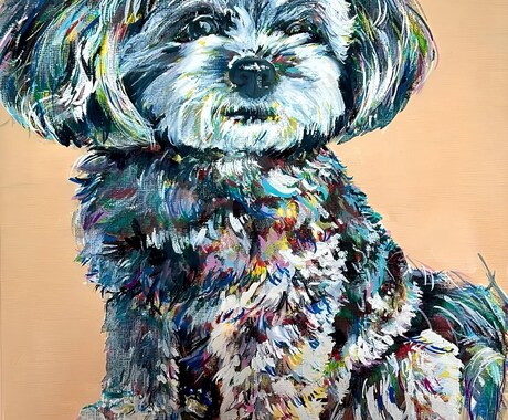 ペット似顔絵描きます 大切なペットを色鮮やかに世界に一つだけのアートを描きます！ イメージ2