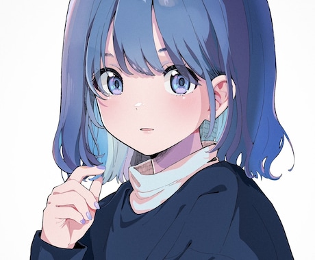 オリジナリティのある可愛い人物アイコン描きます