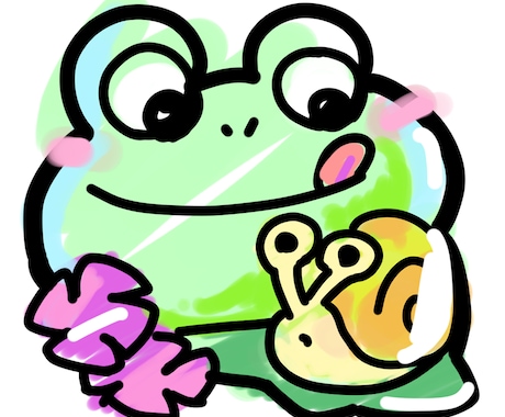 ゆるかわいいSNS用アイコンを描きます