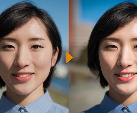 あなたの印象をパッと変える写真を作成します 写真のリタッチや補正で昨日とは違う自分へ変わっていく イメージ1