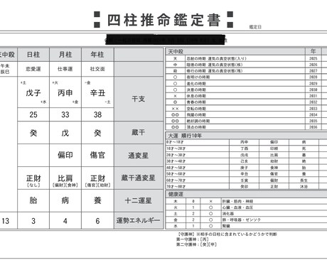 四柱推命と量子力学で今のあなたを次元アップします 一緒にお渡しする資料で自分の一生のバイオリズムをゲット！ イメージ2