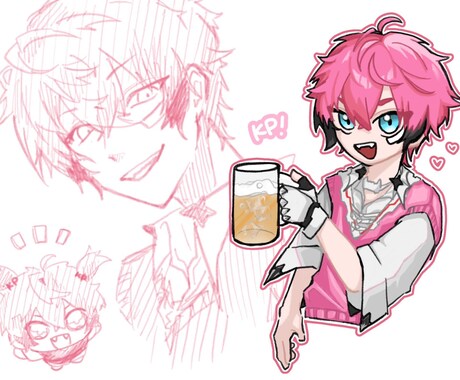 商用利用OK！かわいいイラストを提供します 自分に合うイラストが欲しい方へ イメージ2