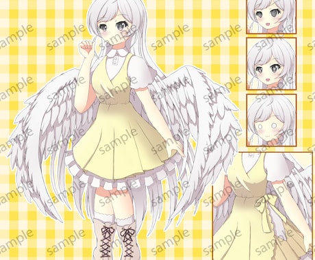 Live2D対応【可愛い】立ち絵を描きます Vtuberからゆっくり実況まで幅広く対応可能です！ イメージ2