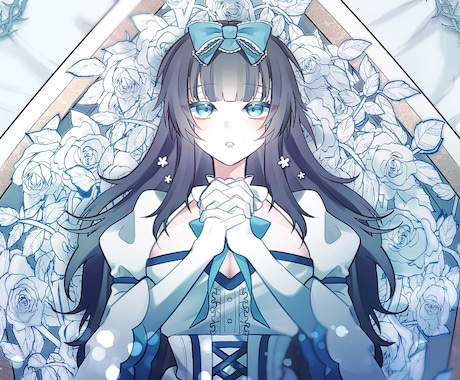 美麗な1枚絵を描きます アイコン、動画用イラスト、live2dなど幅広く使える！ イメージ2