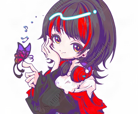 ポップでキュートなかわいい女の子イラスト描きます イメージ1
