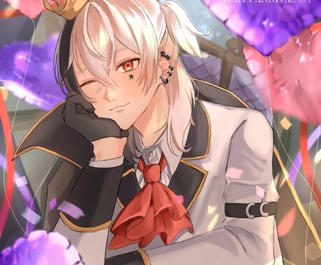 イラスト作成承ります 彩度高め厚塗りイラストが得意です！ イメージ1