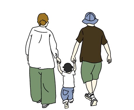 カップル、ご夫婦、家族のイラスト描きます ナチュラル、simpleなものから個性的なデザイン イメージ2