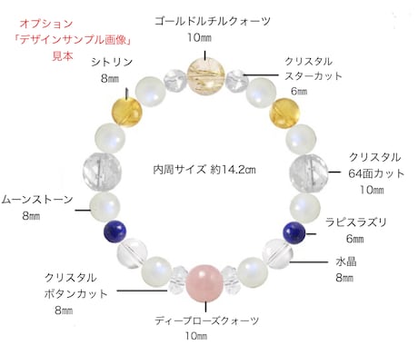 恋愛専門♡パワーストーンブレスレットを提案します あなたの恋愛をサポート♡出会い・片思い・復縁・結婚・魅力UP イメージ2
