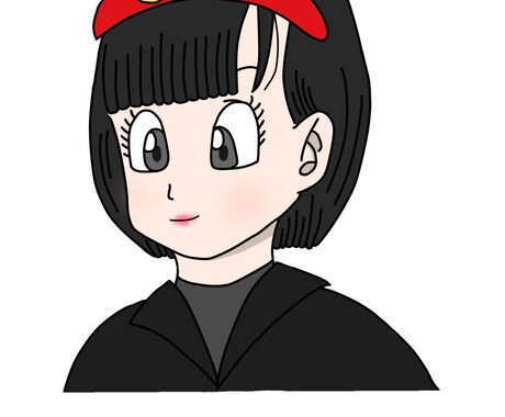 ドラゴンボール風SNS用似顔絵アイコンを作成します ドラゴンボール好きな方ここでしか作れないアイコンを作成します イメージ1