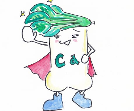 現役栄養士がオリジナルの食育イラストを描きます 学校給食向けに描いてきた経験を生かしてご要望にお応えします イメージ1