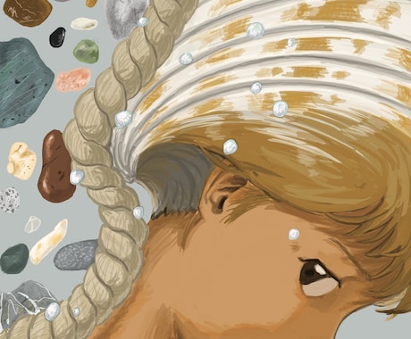 独特な世界観の一枚絵・MVイラストなど描きます イメージ1