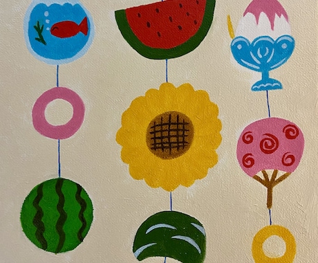 自分の部屋やお店に飾るイラストや絵画を描きます アナログの絵画(油彩、アクリル、その他)お気に入りの一枚を! イメージ2