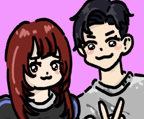 ゆるかわなイラスト作成しています 写真または特徴からゆるかわで動きのあるイラストを作ります。 イメージ2