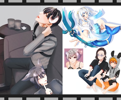 イラストを描きます 今回限り安い設定でさせていただきます！残り3名のみです！ イメージ1