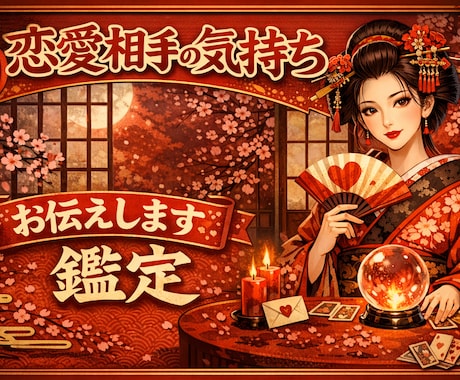 江戸花宵 表には出ぬ想い鑑定します 恋の裏側には、表には出ぬ想いがございます。ようこそお江戸へ イメージ1