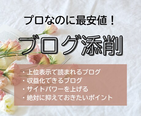 3記事！添削でワンランクアップした記事にします プロなのに最安値！あなたのブログを上位表示させるための添削 イメージ1
