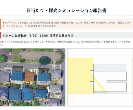 一級建築士が土地の日当たりシミュレーションします 数千万の決断の前に！動画とPDFで1年の日当たりを徹底検証 イメージ2